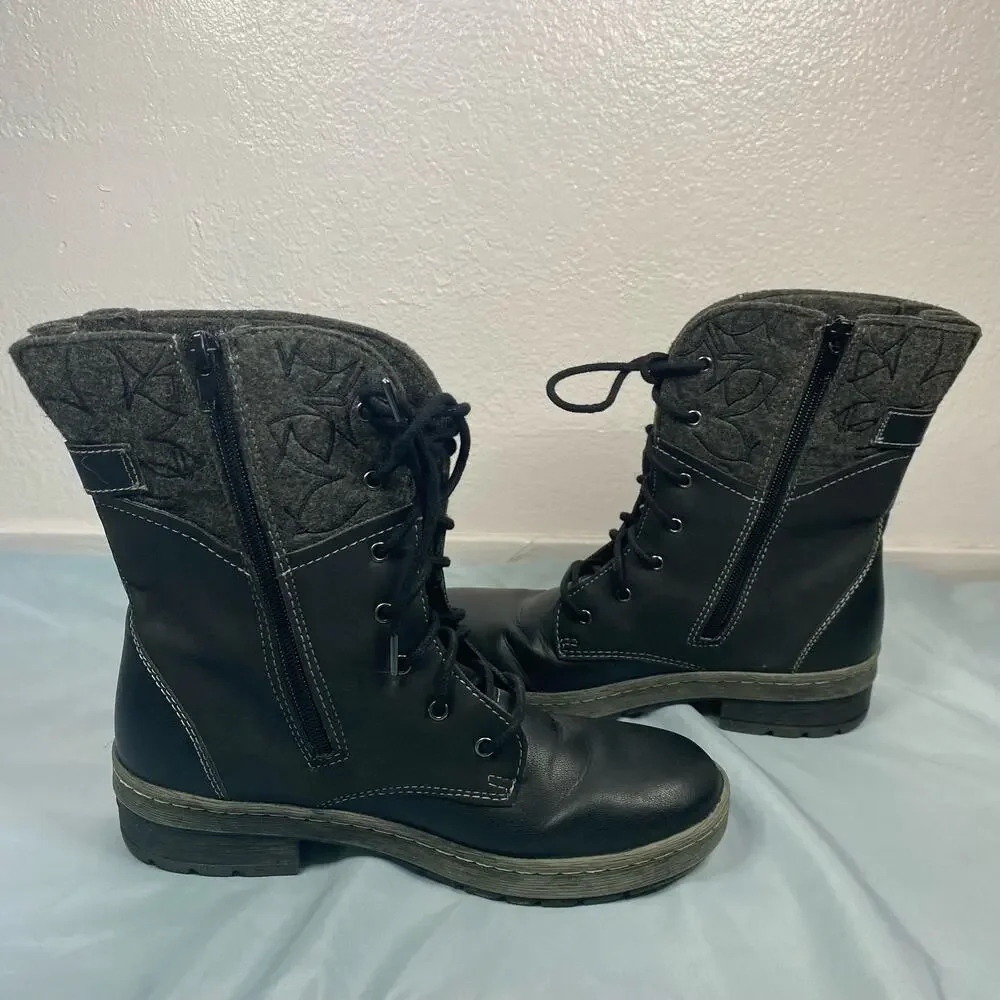 JBU Womens Hemlock Cap Toe Mid-Calf Fashion Boots Size 7